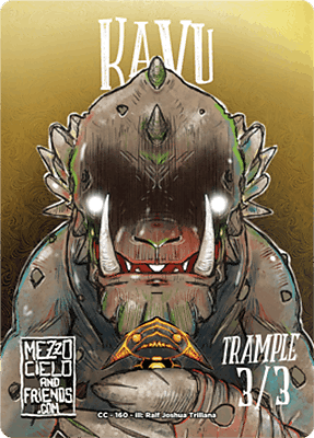 Kavu MTG token 3/3