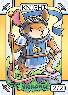 Knight MTG token 2/2 (v.2)