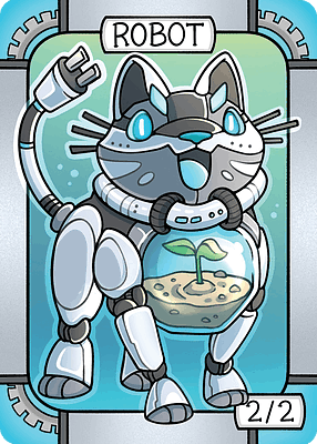 Robot MTG token 2/2