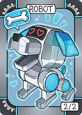 Robot MTG token 2/2 (v.2)