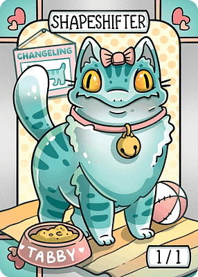 Shapeshifter MTG token 1/1
