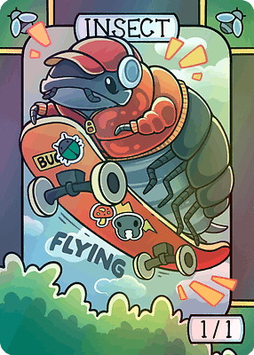 Insect MTG token 1/1 (v.8)