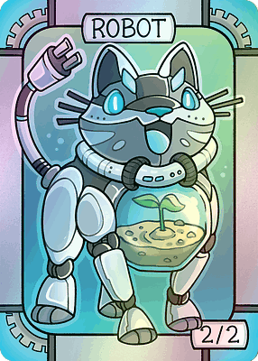 Robot MTG token 2/2