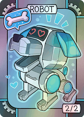 Robot MTG token 2/2 (v.2)