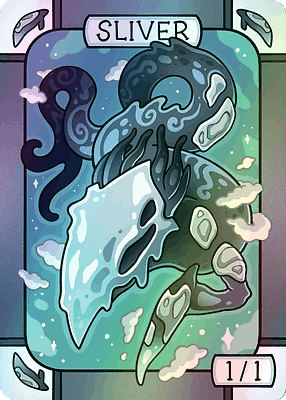 Sliver MTG token 1/1 (v.2)