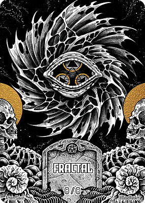 Fractal MTG token 0/0