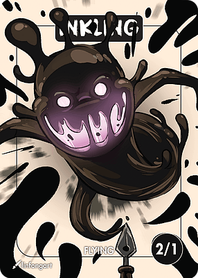 Inkling MTG token 2/1