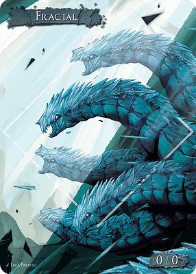 Fractal MTG token 0/0