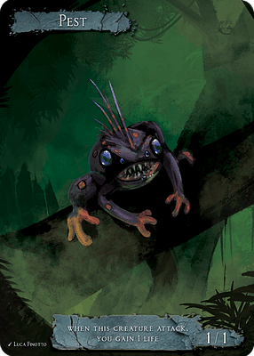 Pest MTG token 1/1