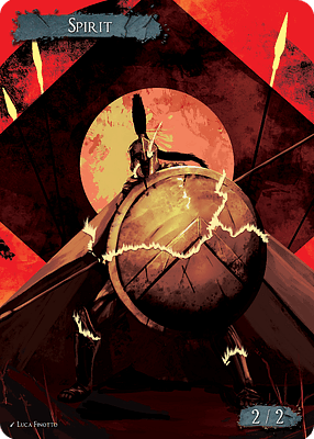 Spirit MTG token 2/2