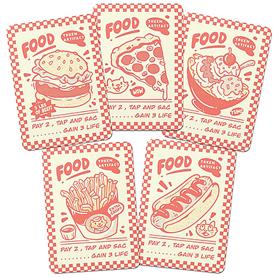 Food MTG tokens set