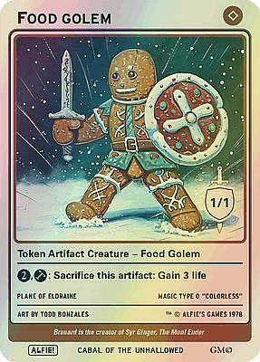 Food Golem MTG token 1/1
