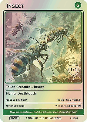 Insect MTG token 1/1