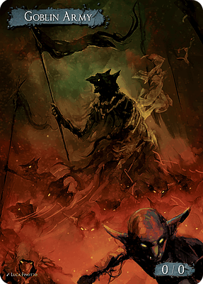 Goblin Army MTG token 0/0