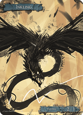Inkling MTG token 2/1