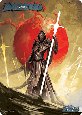 Spirit MTG token 3/2