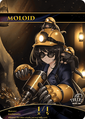 Moloid MTG token 1/1