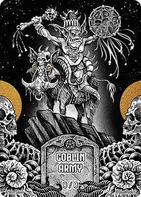 Goblin Army MTG token 0/0