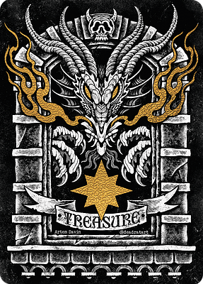 Treasure MTG token (v.2)