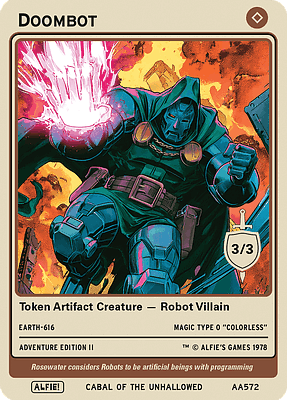 Doombot MTG token 3/3