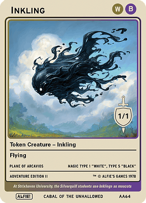 Inkling MTG token 1/1