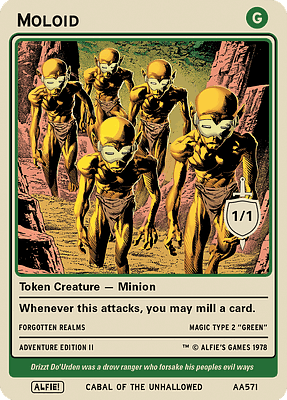 Moloid MTG token 1/1