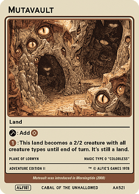 Mutavault MTG token