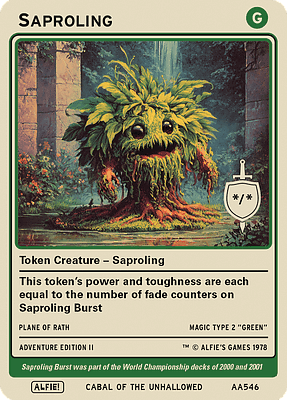 Saproling MTG token */*