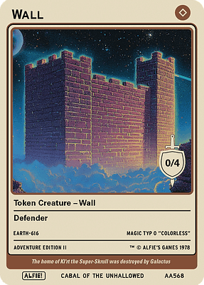Wall MTG token 0/4