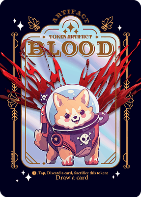 Blood MTG token