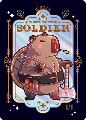 Soldier MTG token 1/1