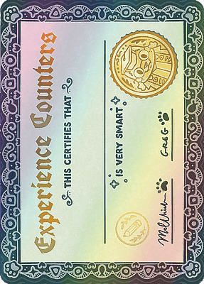 Experience MTG token