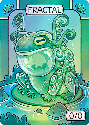 Fractal MTG token 0/0 (v.2)