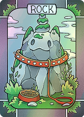 Rock MTG token