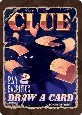 Clue MTG token (v.2)