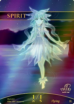 Spirit MTG token 1/1