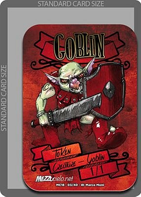 Goblin MTG token 1/1 (v.2)