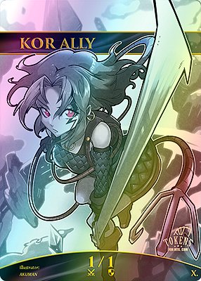 Kor Ally MTG token 1/1