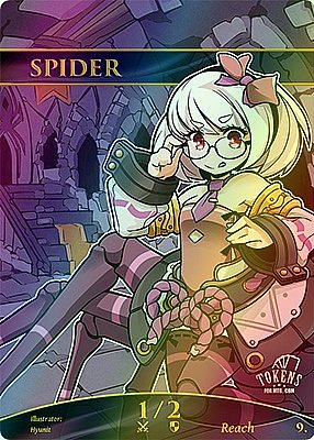 Spider MTG token 1/2