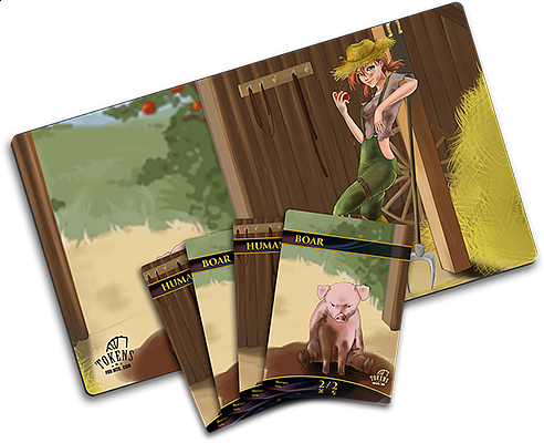 MTG game kit Human / Boar