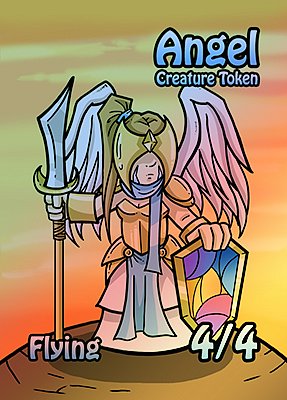 Angel MTG token 4/4