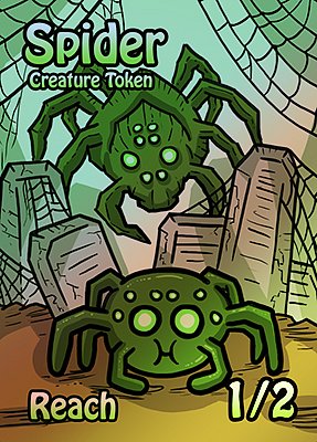 Spider MTG token 1/2