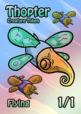 Thopter MTG token 1/1