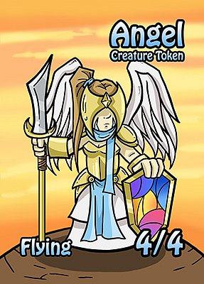 Angel MTG token 4/4