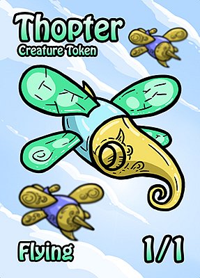 Thopter MTG token 1/1