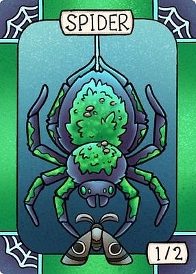 Spider MTG token 1/2