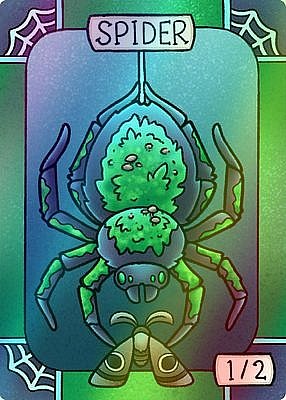 Spider MTG token 1/2