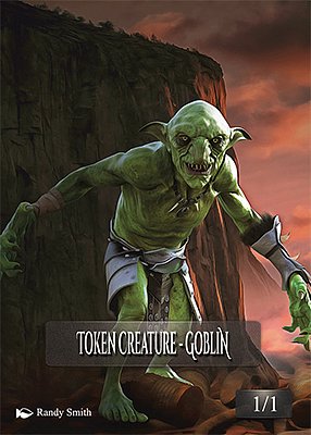 Goblin MTG token 1/1