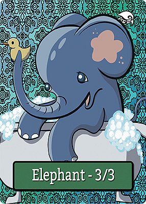 Elephant MTG token 3/3