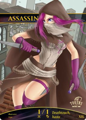 Assassin MTG token 1/1